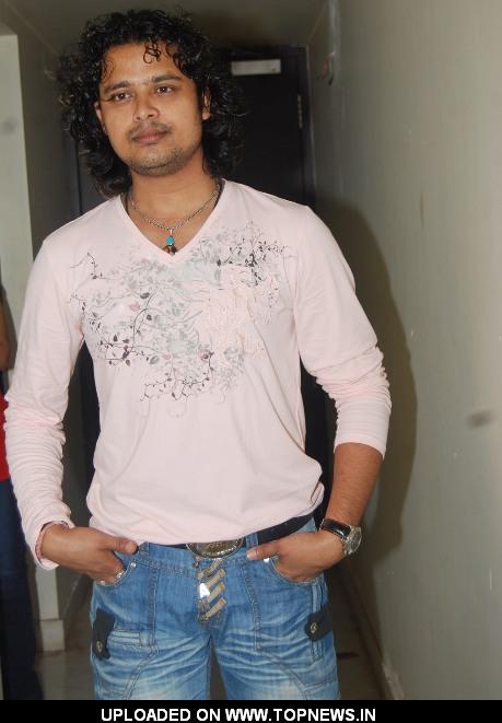 Raja Hasan at the Song Recording for an upcoming album